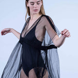 color: black tulle;