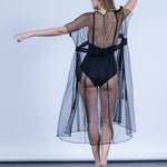 color: black tulle;