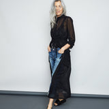 color: black flock;