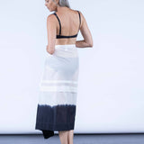 color: white dip dye;
